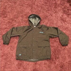 Coleman Brown Raincoat with Hood